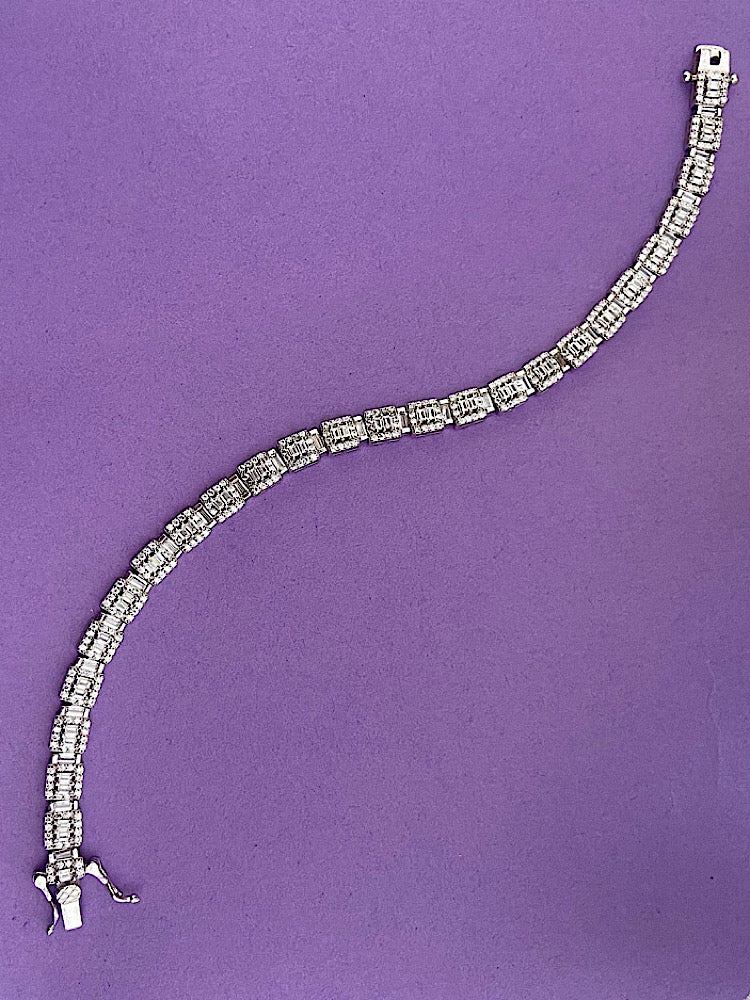 Silver Tennis Bracelet