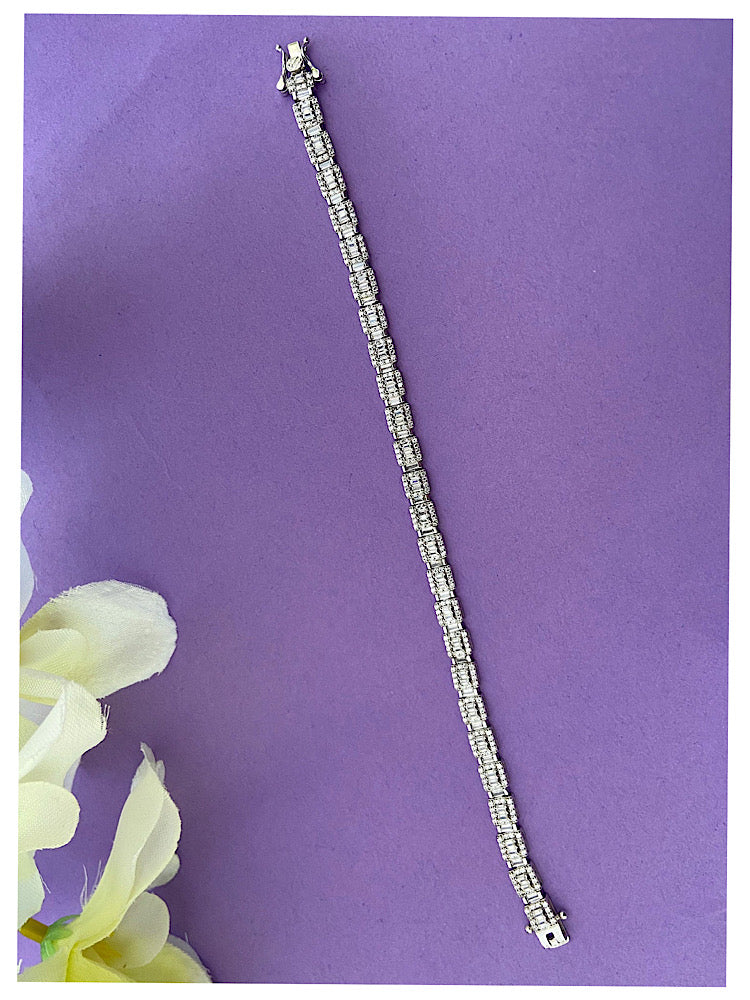 Silver Tennis Bracelet